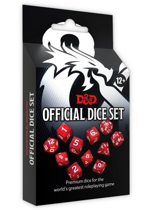 Dungeons & Dragon - set di dadi ufficiale