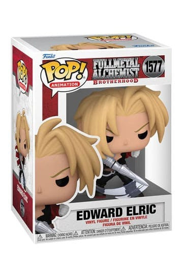 Fullmetal Alchemist Brotherhood POP! Animation Vinyl Figure E Elric w/Blade 9 cm
