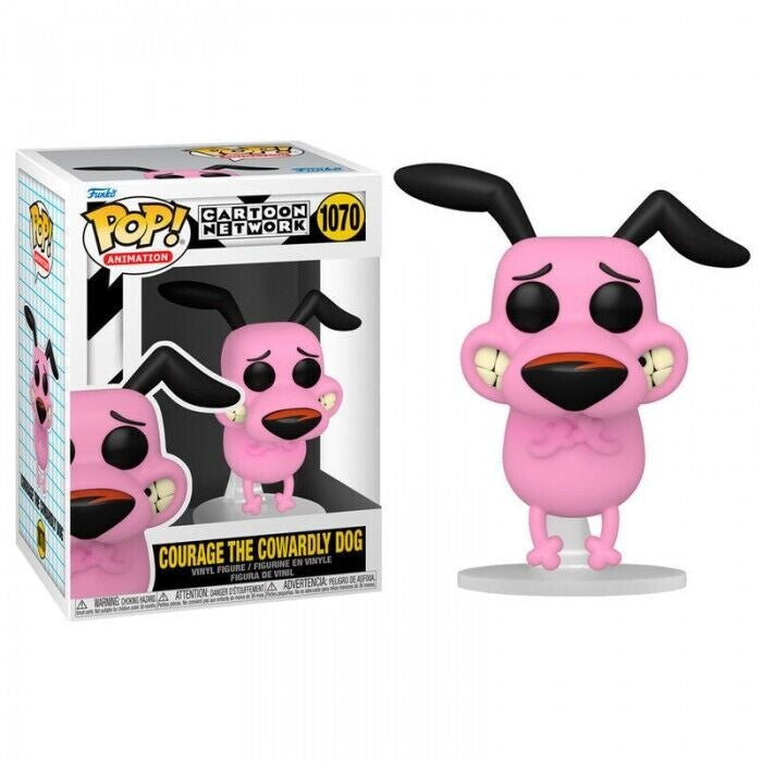 Funko Pop - Courage The Cowardly Dog Pop! Animation Vinyl Figure Courage 9 Cm