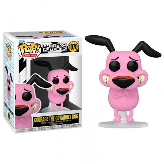 Funko Pop - Courage The Cowardly Dog Pop! Animation Vinyl Figure Courage 9 Cm