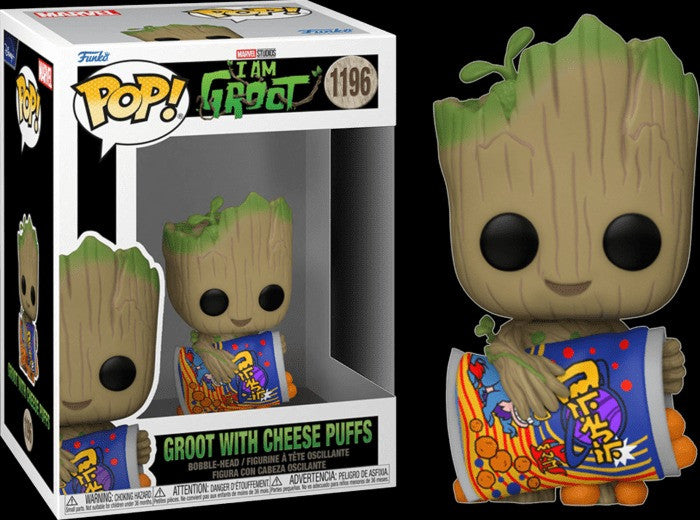 Funko Pop - I Am Groot Groot W/Cheese Puffs