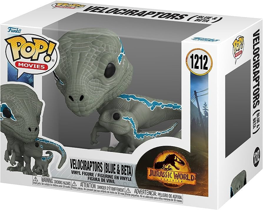 Funko Pop Jurassic World 3 Movies Vinyl Figure Blue & Beta 1212