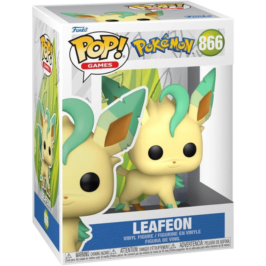 Funko Pop - Pokemon Pop! Games Vinyl Figure Leafeon (Emea) 9 Cm