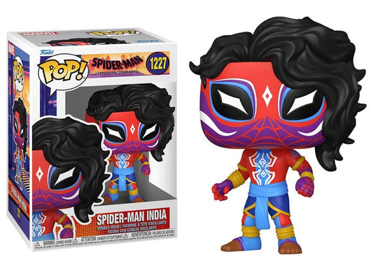 Funko Pop - Vinyl Pop! Spider-Man Across The Spiderverse Vinyl Figure Spider-Man India 9 Cm