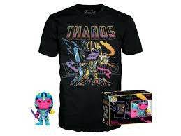 Funko Tee E Pop - Marvel Thanos T-Shirt Pop Tg. M