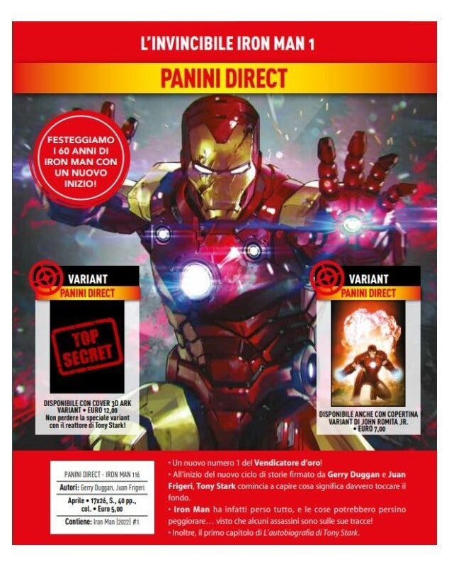 Iron Man 116 - L`Invincibile Iron Man 1 - 3D Ark V