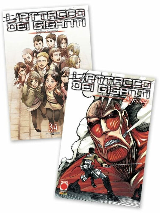 L'Attacco Dei Giganti 34 - Bundle "Beginning"