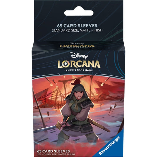 Lorcana - 65 Buste Protettive Mulan - Pack Art B - Set 2