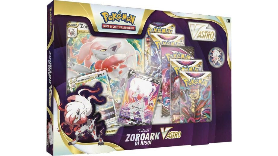 Pokemon Collezione Premium Zoroark Di Hisui V Astro