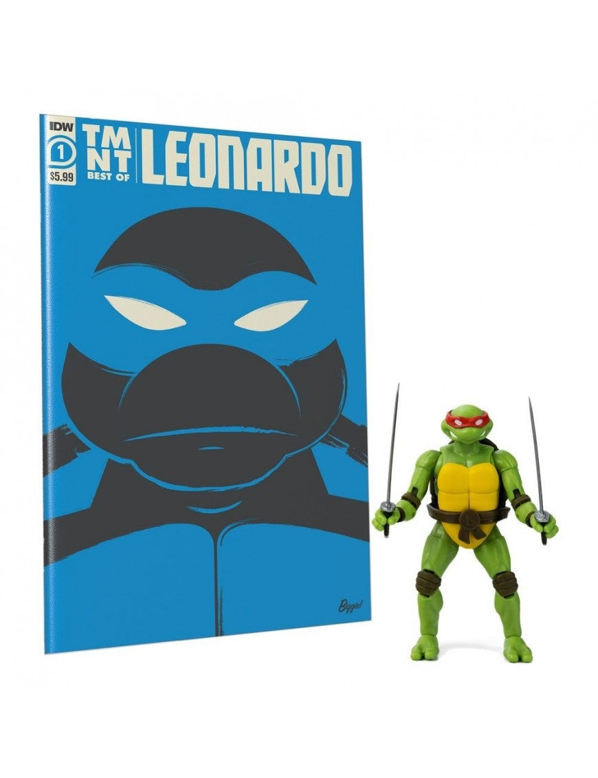 Teenage Mutant Ninja Turtles Comic Book Leonardo Exclusive Action Figure