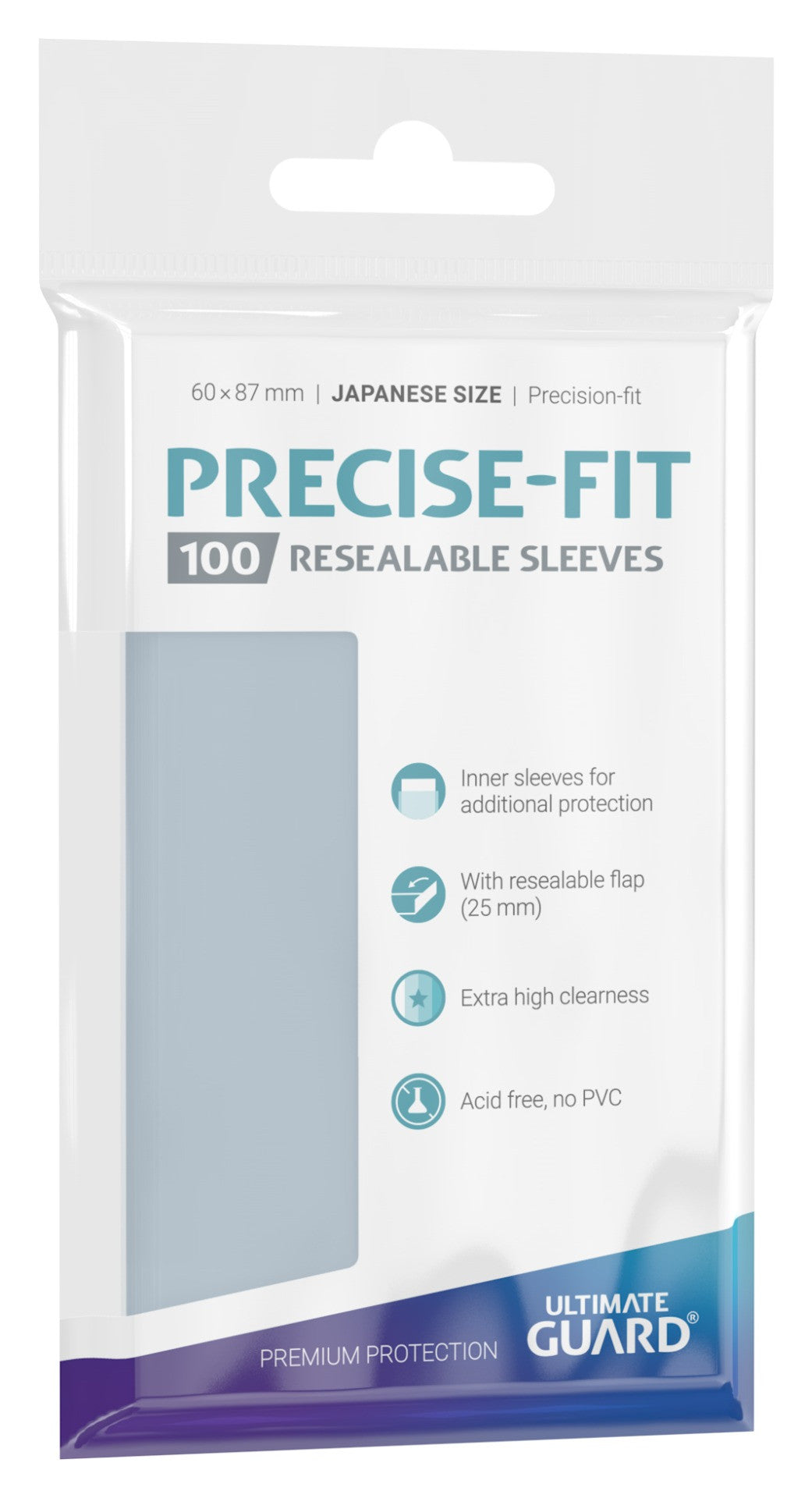 Ultimate Guard Precise Fit Sleeves Japanese Size 100 Sleeves