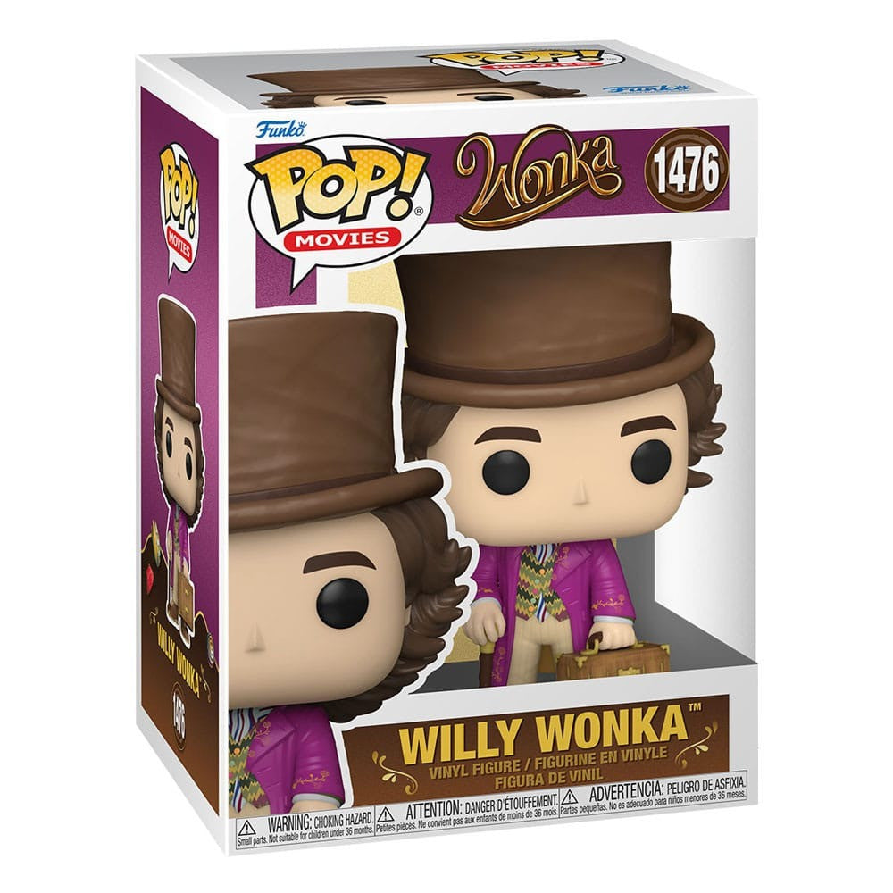 Willy Wonka & The Chocolate Factory Pop! Movies Vinyl Figure Willy Wonka 9 Cm