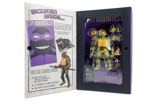 Tmnt best of Donatello Action figure + comic book