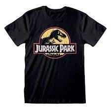 Jurassic Park - T-Shirt - Original Logo Distressed S
