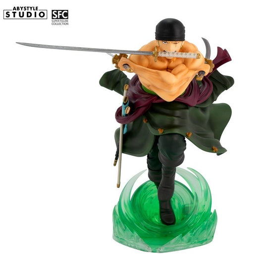 One Piece - Zoro Tecnica a Tre Spade del Re dell’Inferno - Super Figure Collection - Abystyle Studio