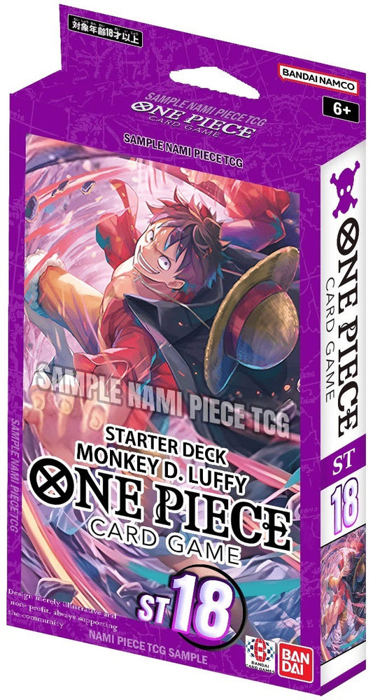 One Piece Card Game Starter Deck Purple Monkey.D.Luffy [ST-18]
