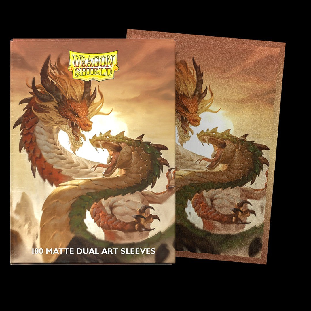 Dragon Shield Matte Dual Art Sleeves - Wood Snake 2025 (100 Sleeves)