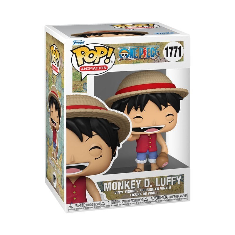 One Piece POP! Animation Vinyl Figures Luffy (Refresh) 9 cm 1771