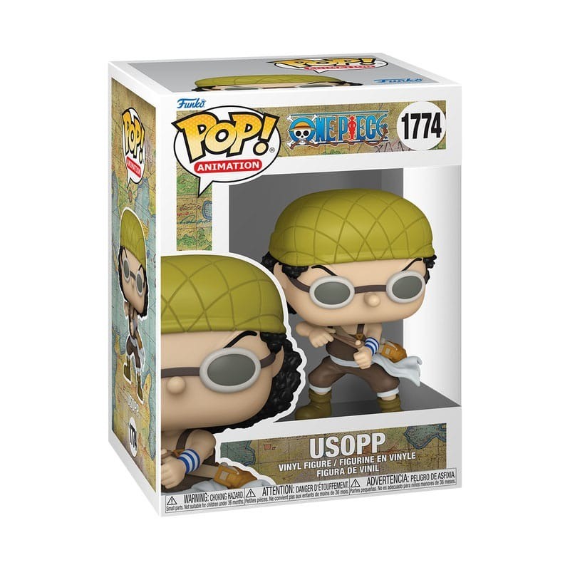 One Piece POP! Animation Vinyl Figures  Usopp (Refresh) 9 cm