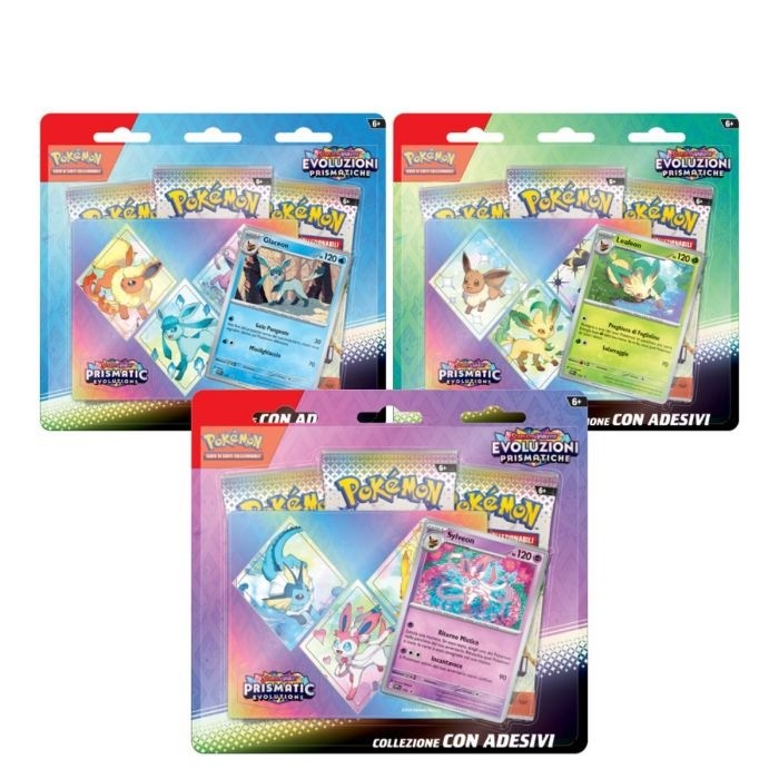 Pokemon Evoluzioni Prismatiche: collezione con adesivi (IT)