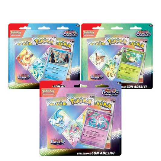 Pokemon Evoluzioni Prismatiche: collezione con adesivi (IT)
