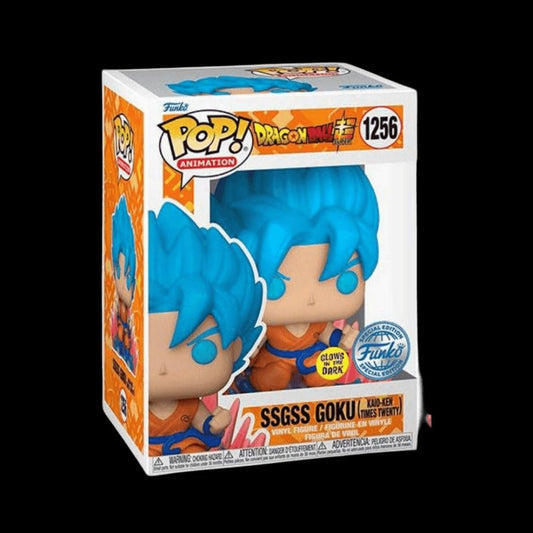 Funko Pop! Animation - SSGSS Goku Kaio-Ken Times Twenty Glow In The Dark 1256