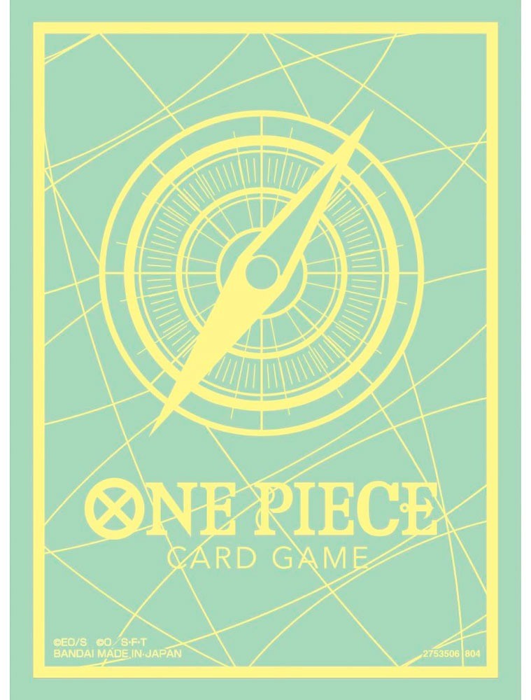 One Piece Card Game - Official Sleeves 9 - Green Logo