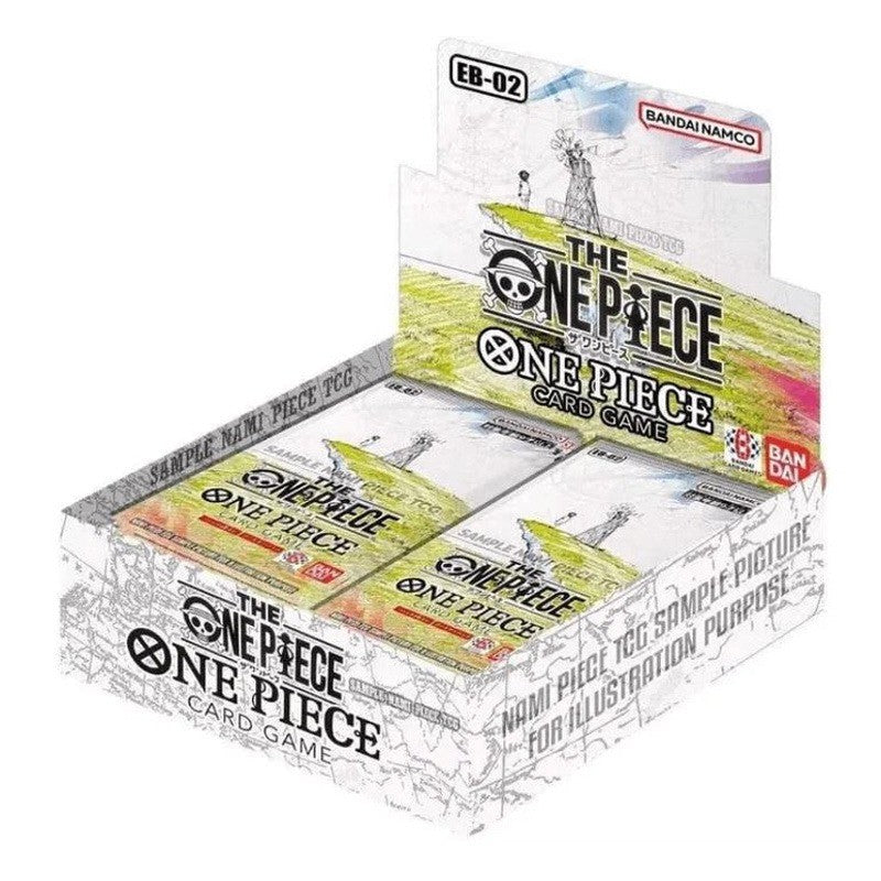 Box 24 Buste - EB02 Extra Booster Memorial Collection - One Piece Card Game - Inglese