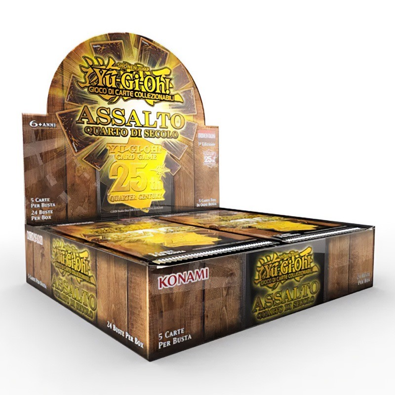 Box Yu-Gi-Oh! - Assalto Quarto di Secolo Display (24 buste) - ITA
