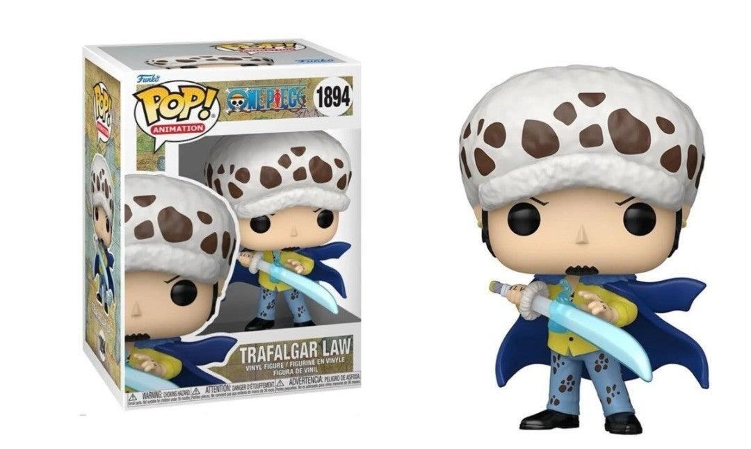 One Piece Funko Pop! Animation - Trafalgar Law With Blue Anesthesia