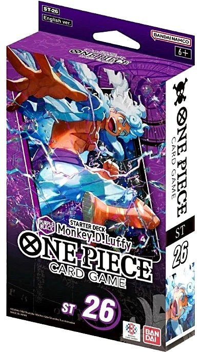One Piece Card Game Starter Deck Purple Black Luffy ST26 eng