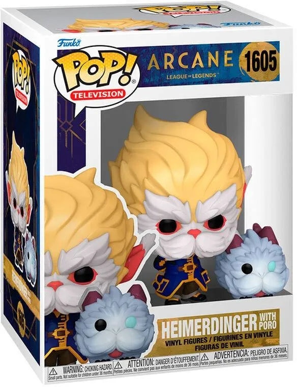 Arcane League of Legends POP! Vinyl Figure  Heimerdinger w/Poro 9 cm