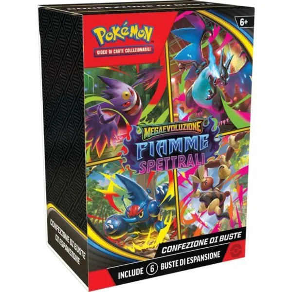 Pokemon Megaevoluzione - Fiamme Spettrali Bundle 6 buste (IT)