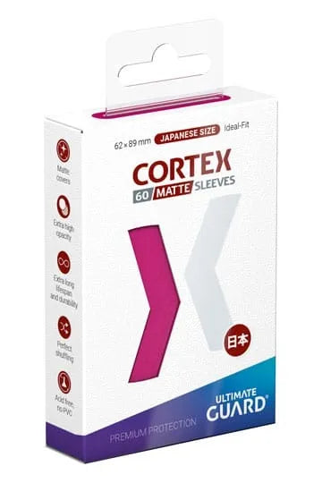 Ultimate Guard Cortex Sleeves Matte Japanese Size (60) - Pink