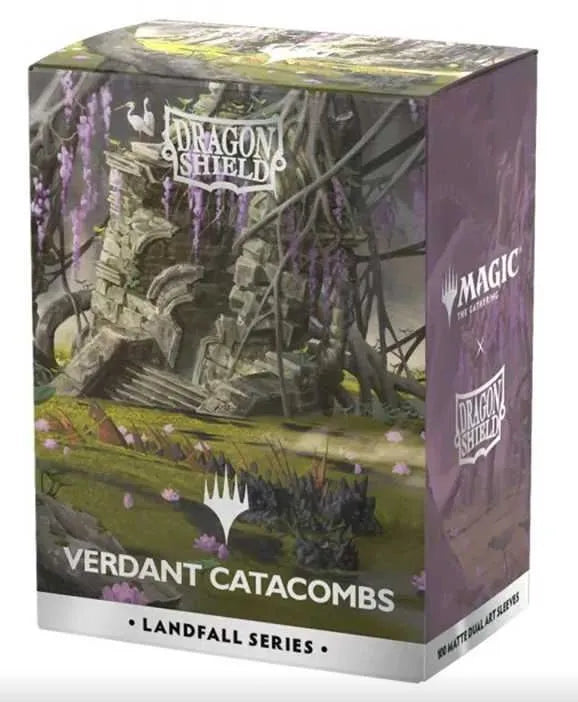 100 BUSTINE STANDARD - MATTE DUAL ART SLEEVES - LANDFALL SERIES - VERDANT CATACOMBS