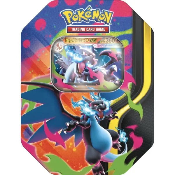 Pokemon Tin da Collezione Mega Charizard X