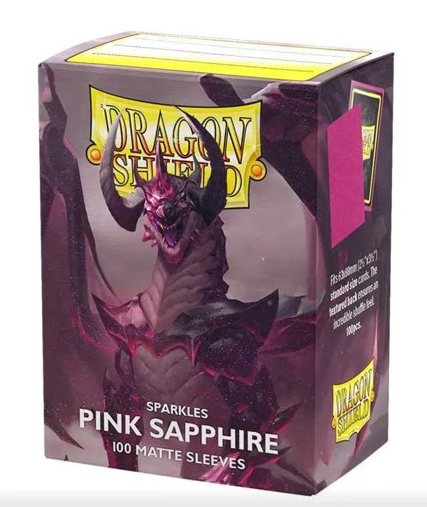 AT-11061 Dragon Shield Standard Sleeves - Matte Pink Sapphire (100 Sleeves)