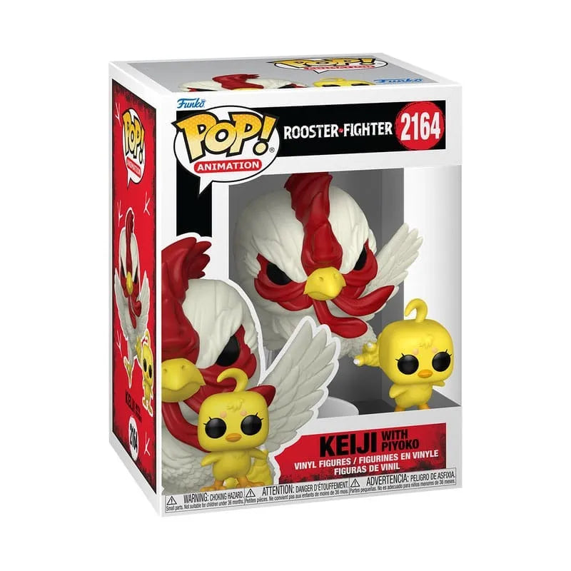 Rooster Fighter POP!&Buddy Vinyl Figure Keiji & Piyoko 9 cm