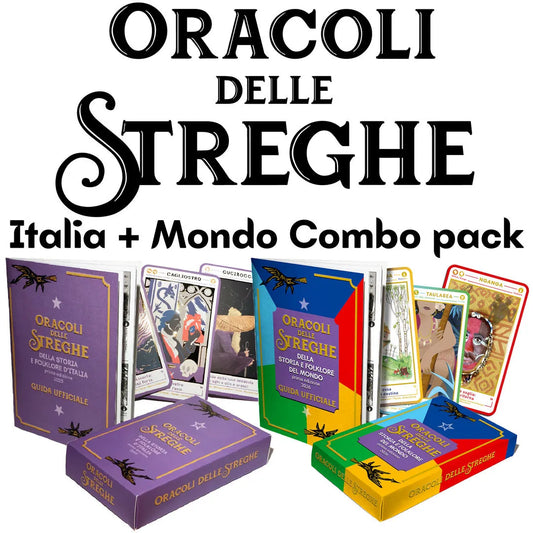 Combo Oracoli delle Streghe (mazzo Italia + mazzo Mondo)