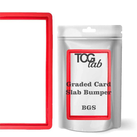 TcgLab - Graded Cards Slab Bumper in Silicone - BGS - Rosso