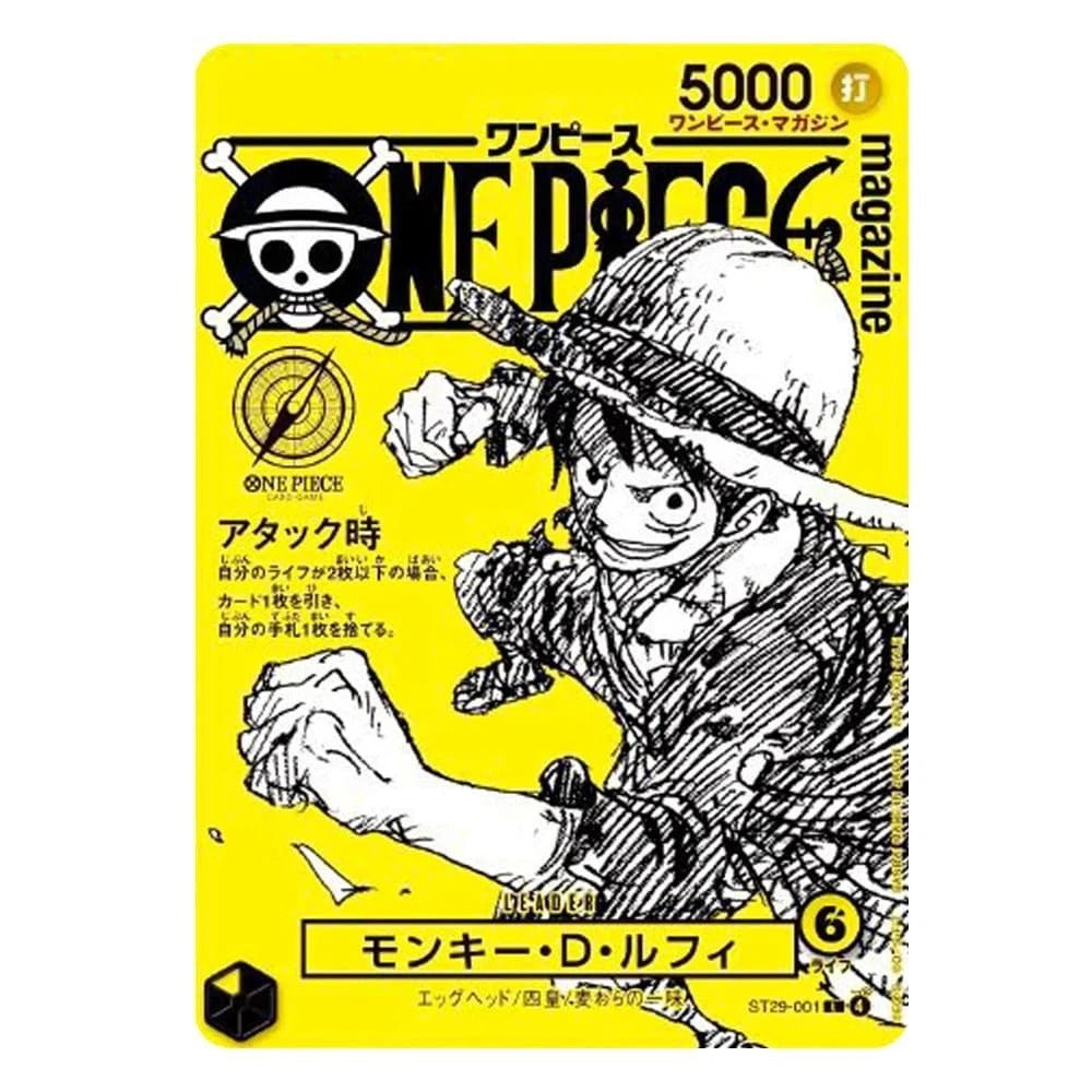 One Piece Card Game Monkey D.Luffy ST29-001 One Piece Vol 21 Japanese