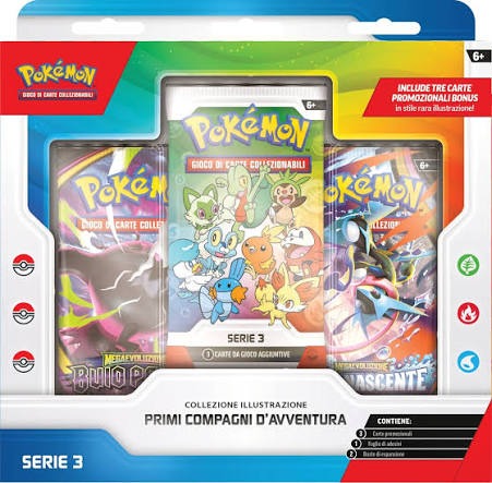 Pokemon Collezione Illustr. Primi Compagni d'Avventura Serie 3 2026 italiano