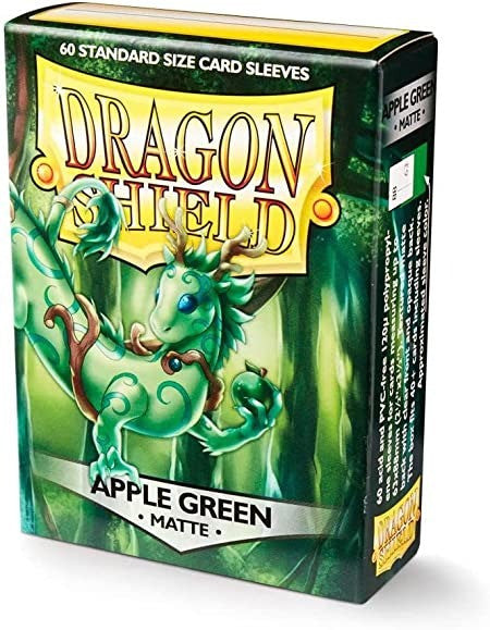 11218 Dragon Shield Standard Sleeves - Matte Apple Green (60 Sleeves)