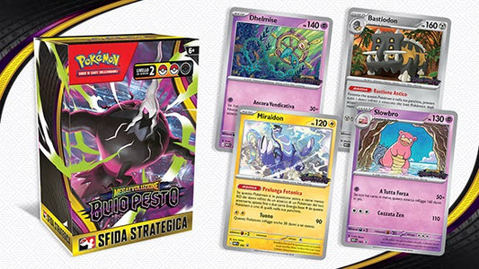 Pokemon Mega Evoluzione Buio Pesto kit sfida strategica ITA