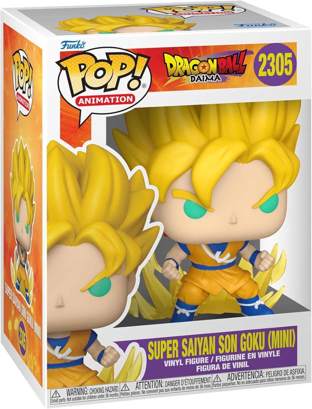 FUNKO POP Animation: Dragon Ball Daima - 2305 Super Saiyan Goku