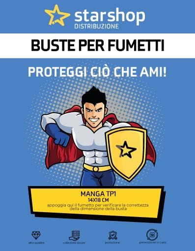 buste fumetti manga TP1 14x18+4,5