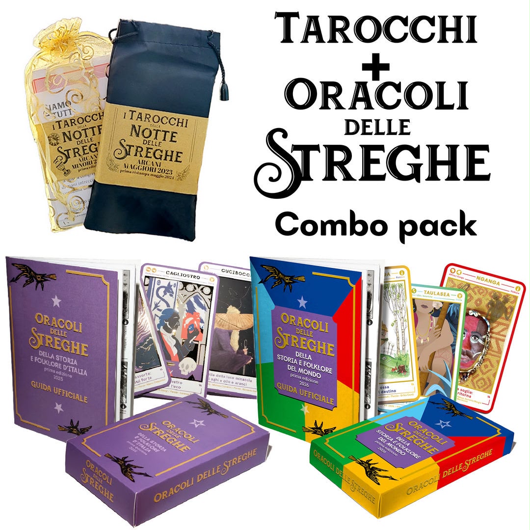 Combo Oracoli (Italia + Mondo) + Tarocchi delle Streghe (mazzo completo)