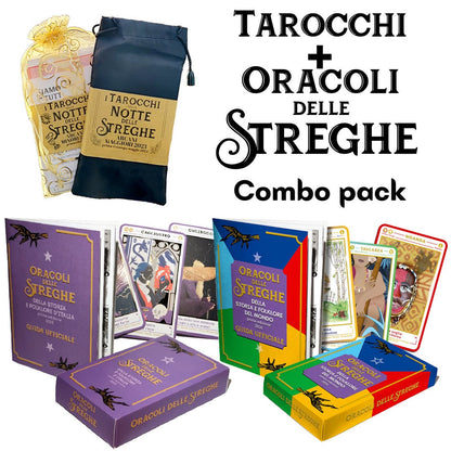 Combo Oracoli (Italia + Mondo) + Tarocchi delle Streghe (mazzo completo)