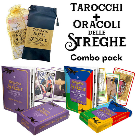 Combo Oracoli (Italia + Mondo) + Tarocchi delle Streghe (mazzo completo)