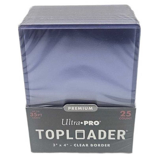 Ultra Pro Toploader Bordo Trasparente Premium